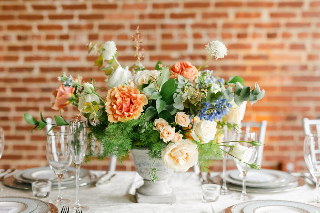 wedding floral centerpiece